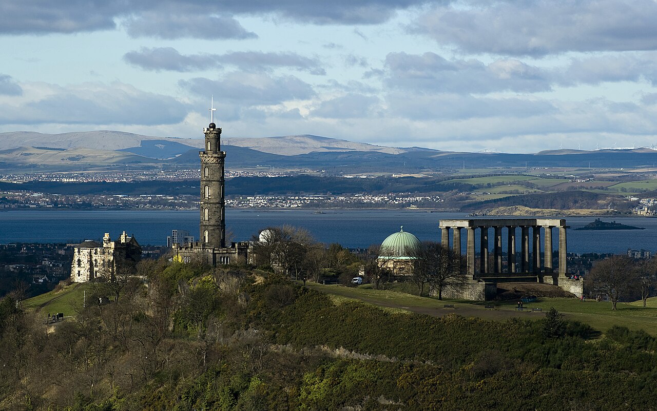 Edinburgh skyline seen from Calton Hill